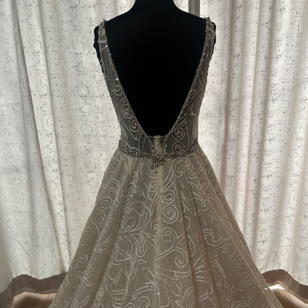 Amalia Carerra Bridal Gown Size 14 - Picture 15 of 16
